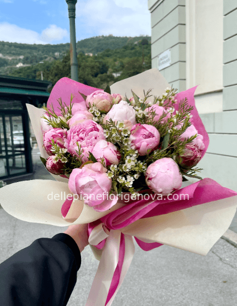 Bouquet Peonie Rosa