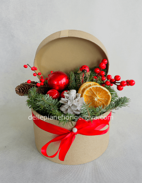 FlowerBox Merry Christmas Oro