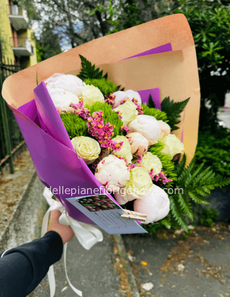 Bouquet Peonie Miste
