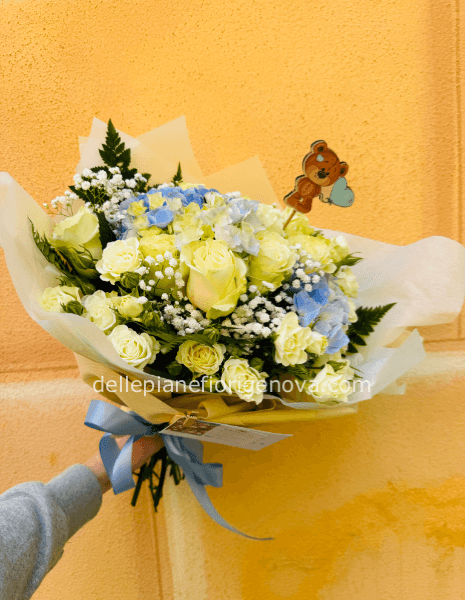 Bouquet Nascita Maschio